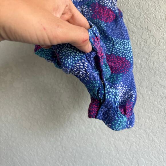 Cherokee Girls 3 Month Summer Romper Outfit Fireworks Purple - Picture 2 of 5